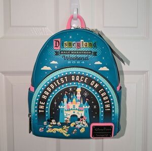 Brand New runDisney 2024 Disneyland Half Marathon Weekend Loungefly Backpack